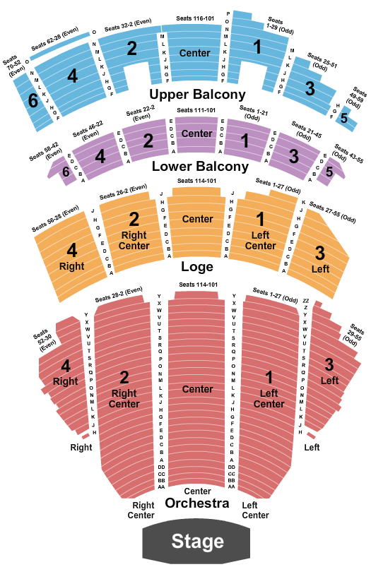 Beacon Theatre Madonna Seating Chart